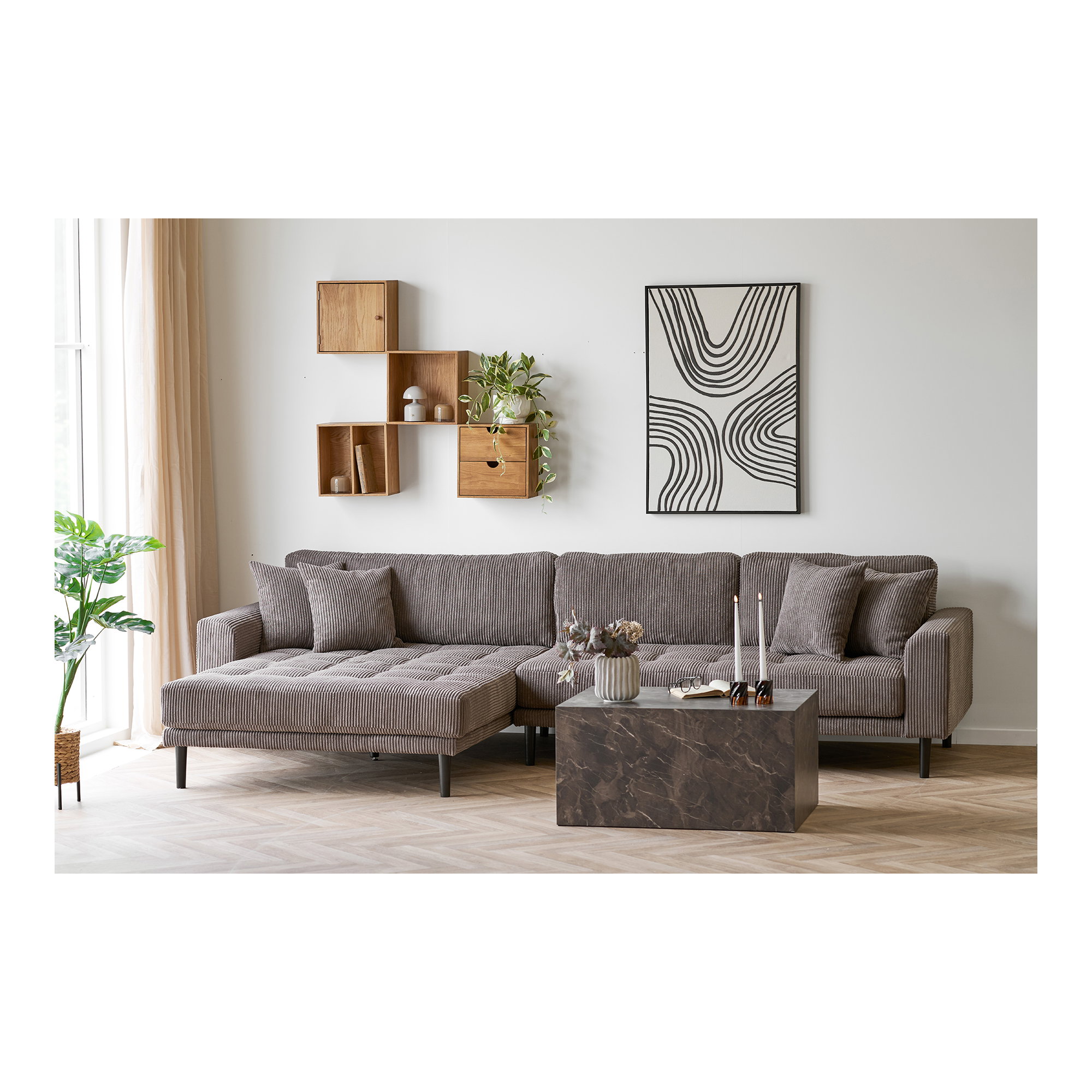 Townsville Wandplank met Verticale Vakken